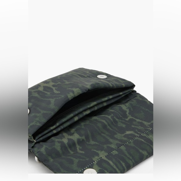 All Saints Green and Black Leopard Crossbody Bag - Picture 3 of 8